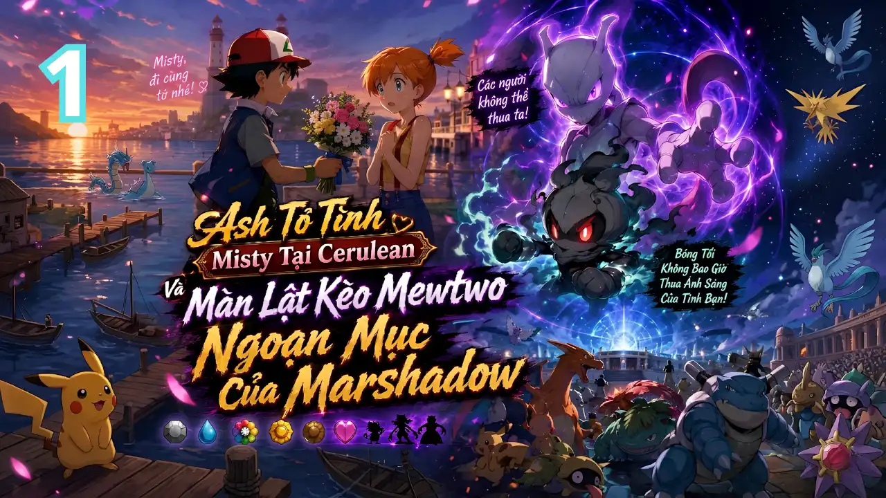 Ash Tỏ Tình Misty Tại Cerulean Và Màn Lật Kèo Mewtwo Ngoạn Mục Của Marshadow thumbnail