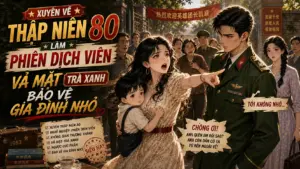 XUYÊN VỀ THẬP NIÊN 80 LÀM PHIÊN DỊCH VIÊN VẢ MẶT TRÀ XANH BẢO VỆ GIA ĐÌNH NHỎ cover