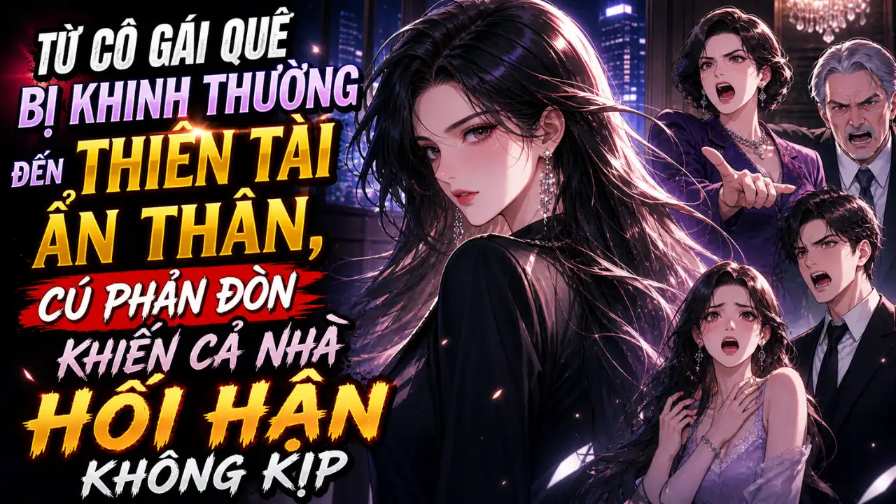 TỪ CÔ GÁI QUÊ BỊ KHINH THƯỜNG ĐẾN THIÊN TÀI ẨN THÂN, CÚ PHẢN ĐÒN KHIẾN CẢ NHÀ HỐI HẬN KHÔNG KỊP thumbnail