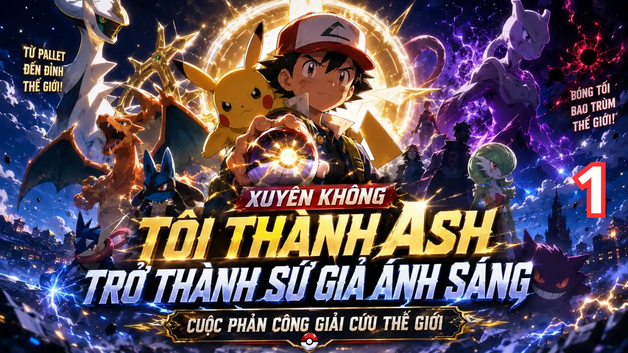 Xuyên Không Tôi Thành Ash Trở Thành Sứ Giả Ánh Sáng, Cuộc Phản Công Giải Cứu Thế Giới thumbnail