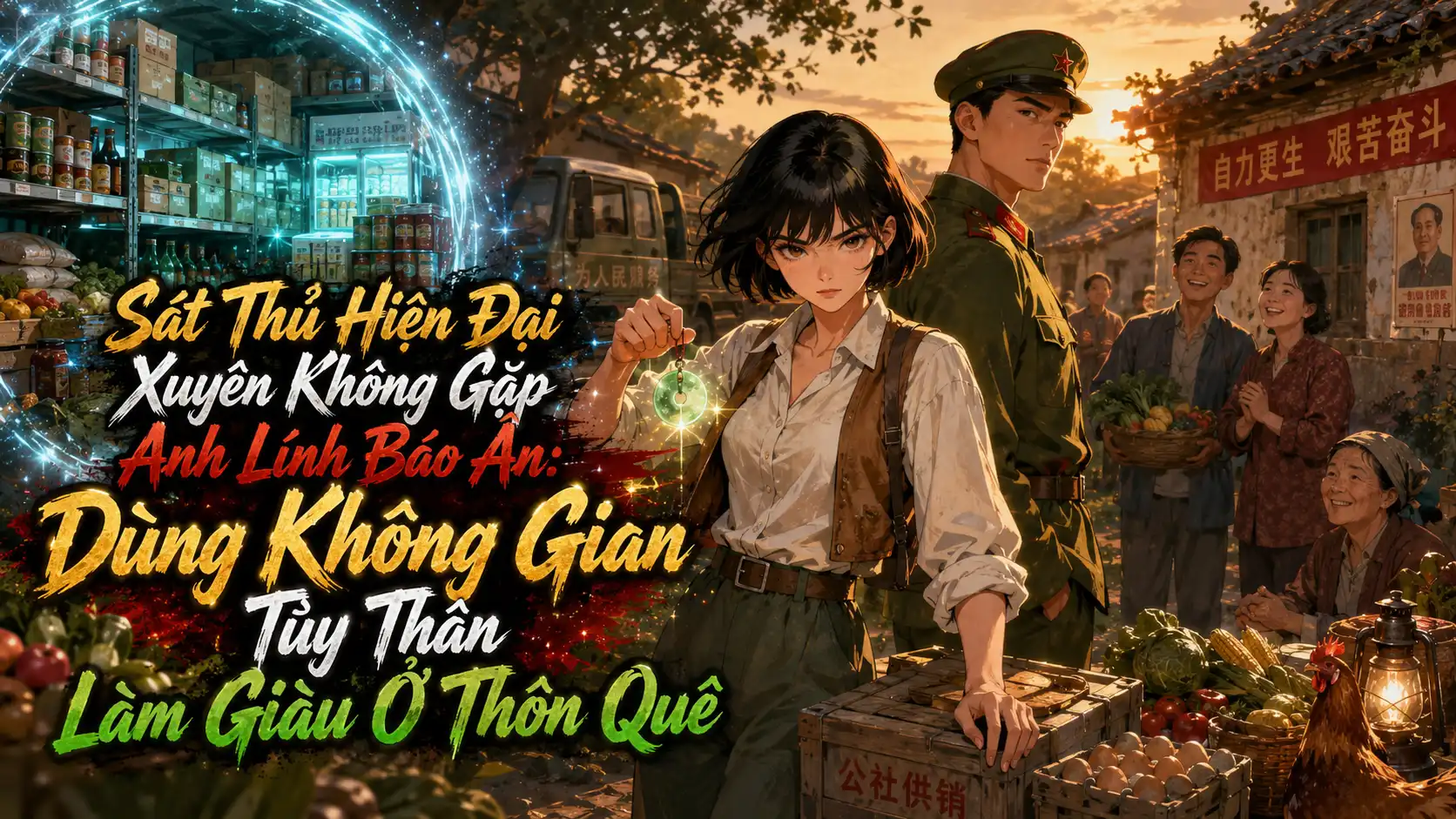 Sát Thủ Hiện Đại Xuyên Không: Gặp Anh Lính Báo Ân Dùng Không Gian Tùy Thân Làm Giàu Ở Thôn Quê thumbnail