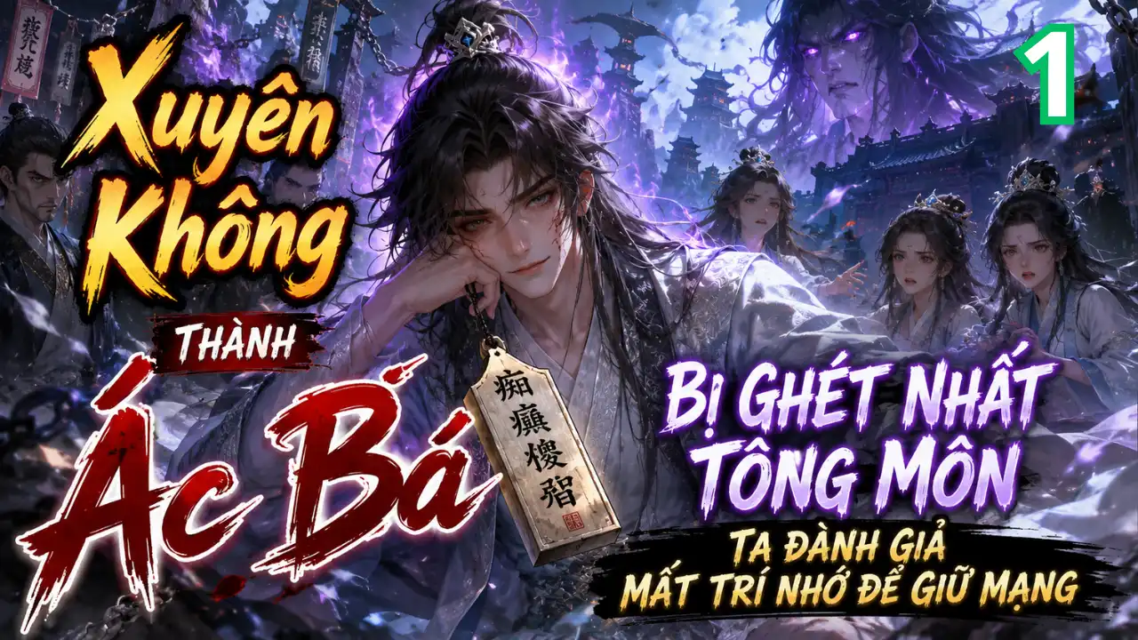 Xuyên Không Thành Ác Bá Bị Ghét Nhất Tông Môn, Ta Đành Giả Mất Trí Nhớ Để Giữ Mạng thumbnail