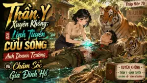 Thần Y Xuyên Không: Dùng Linh Tuyền Cứu Sống Anh Doanh Trưởng Và Chăm Sóc Gia Đình Hổ cover