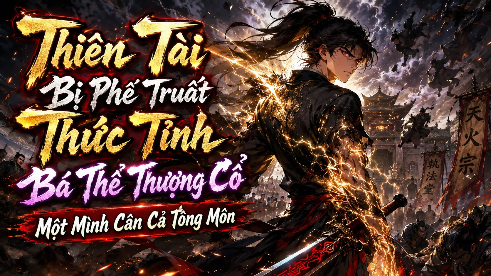 Thiên Tài Bị Phế Truất Thức Tỉnh Bá Thể Thượng Cổ, Một Mình Cân Cả Tông Môn thumbnail