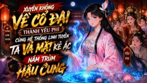 XUYÊN KHÔNG VỀ CỔ ĐẠI THÀNH YÊU PHI CÙNG HỆ THỐNG LINH TUYỀN TA VẢ MẶT KẺ ÁC NẮM TRÙM HẬU CUNG cover