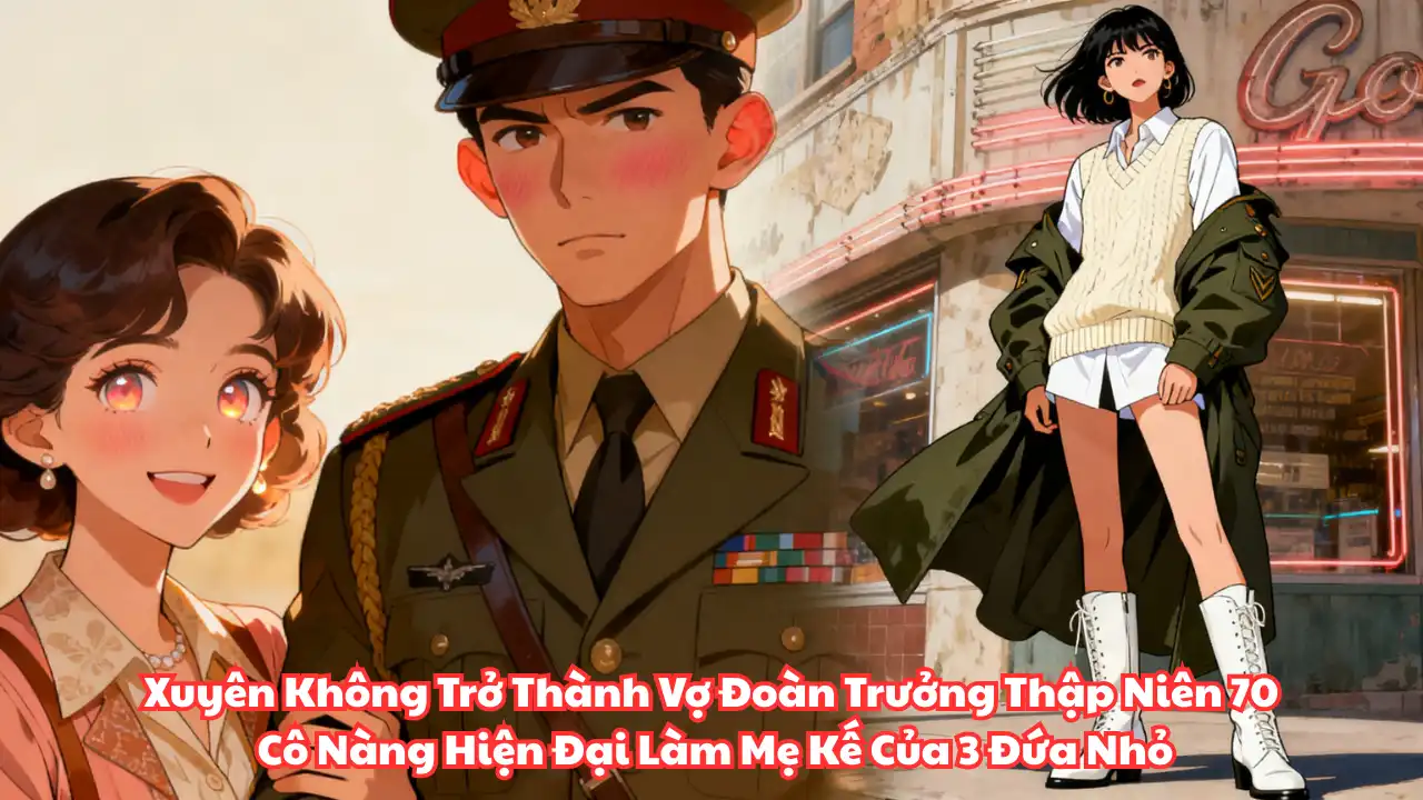 Xuyên Không Trở Thành Vợ Đoàn Trưởng Thập Niên 70: Cô Nàng Hiện Đại Làm Mẹ Kế Của 3 Đứa Nhỏ thumbnail