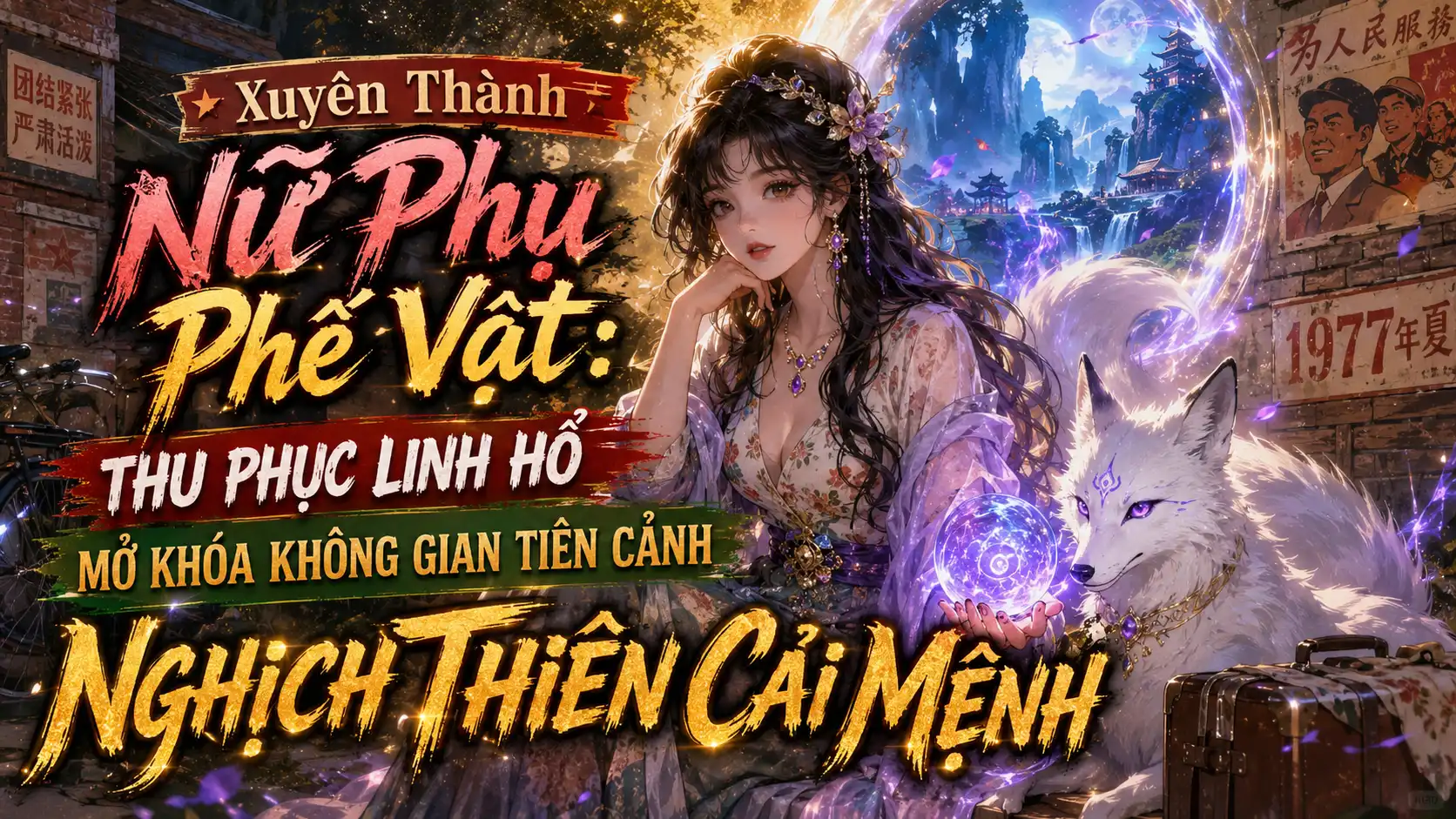 Xuyên Thành Nữ Phụ Phế Vật: Thu Phục Linh Hồ Mở Khóa Không Gian Tiên Cảnh Nghịch Thiên Cải Mệnh thumbnail