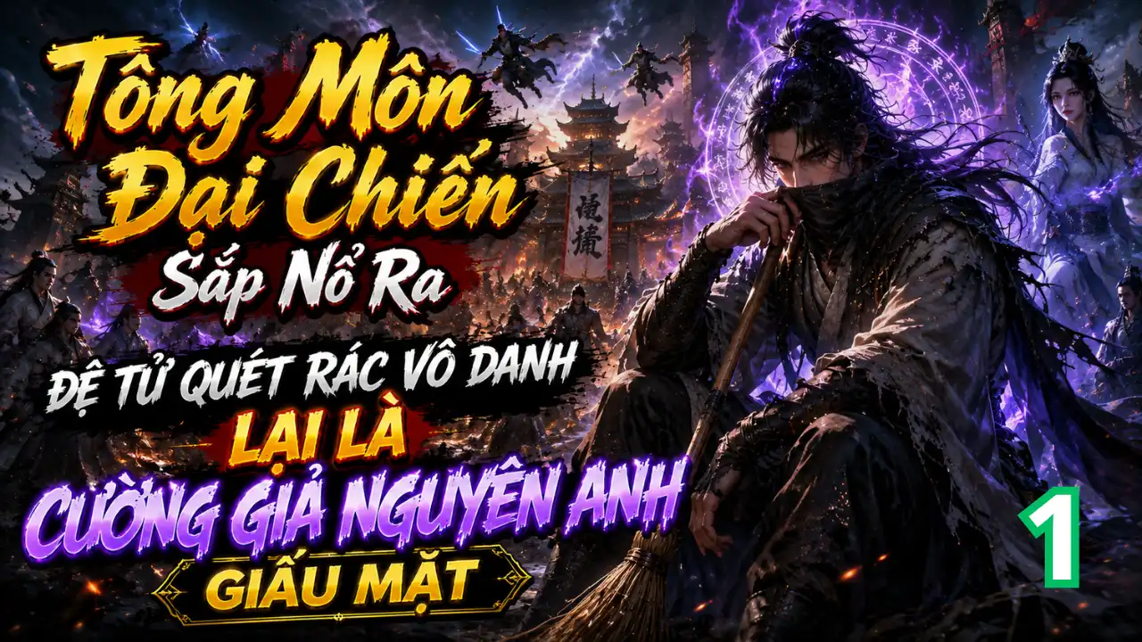 Tông Môn Đại Chiến Sắp Nổ Ra, Đệ Tử Quét Rác Vô Danh Lại Là Cường Giả Nguyên Anh Giấu Mặt thumbnail