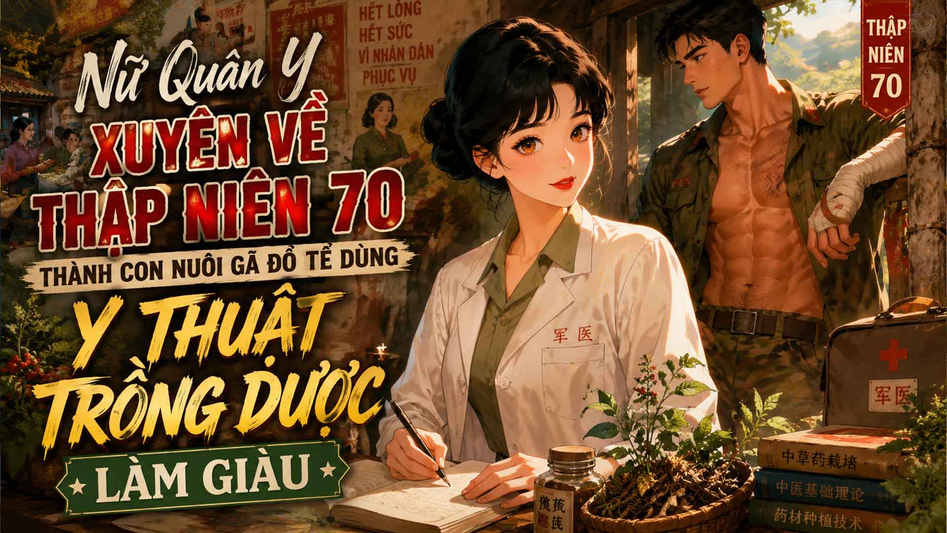 Nữ Quân Y Xuyên Về Thập Niên 70 Thành Con Nuôi Gã Đồ Tể Dùng Y Thuật Trồng Dược Làm Giàu thumbnail