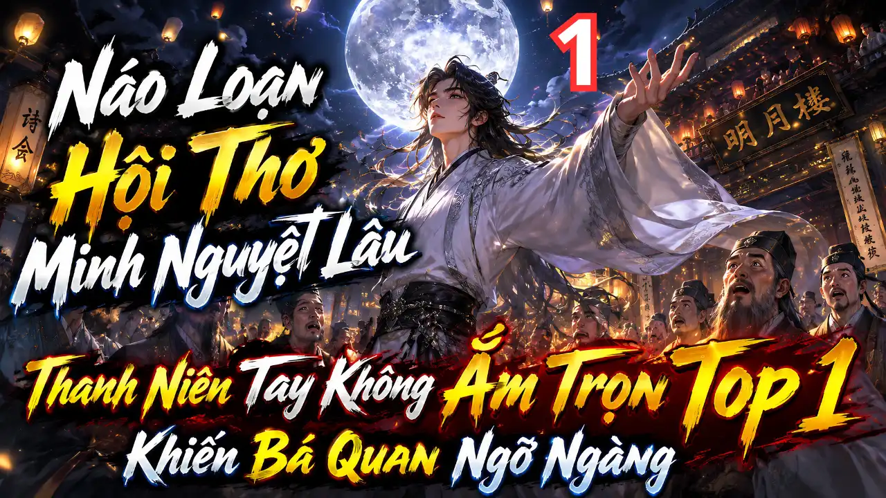 Náo Loạn Hội Thơ Minh Nguyệt Lâu, Thanh Niên Tay Không Ẵm Trọn Top 1 Khiến Bá Quan Ngỡ Ngàng thumbnail