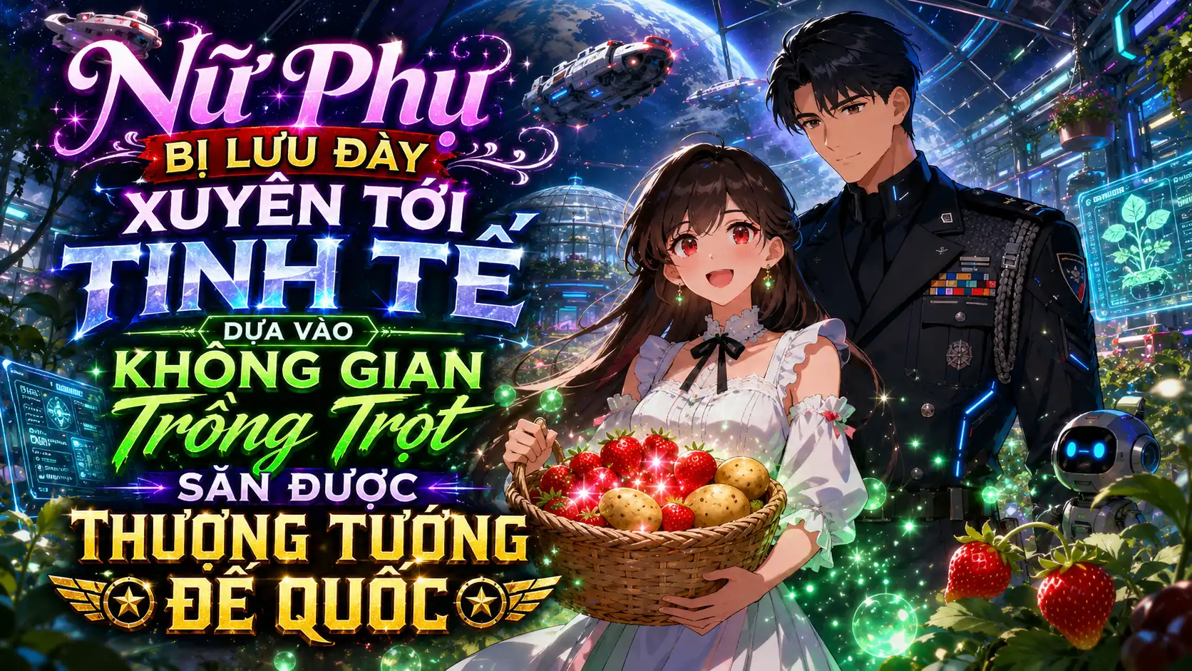 Nữ Phụ Bị Lưu Đày Xuyên Tới Tinh Tế Dựa Vào Không Gian Trồng Trọt Săn Được Thượng Tướng Đế Quốc thumbnail