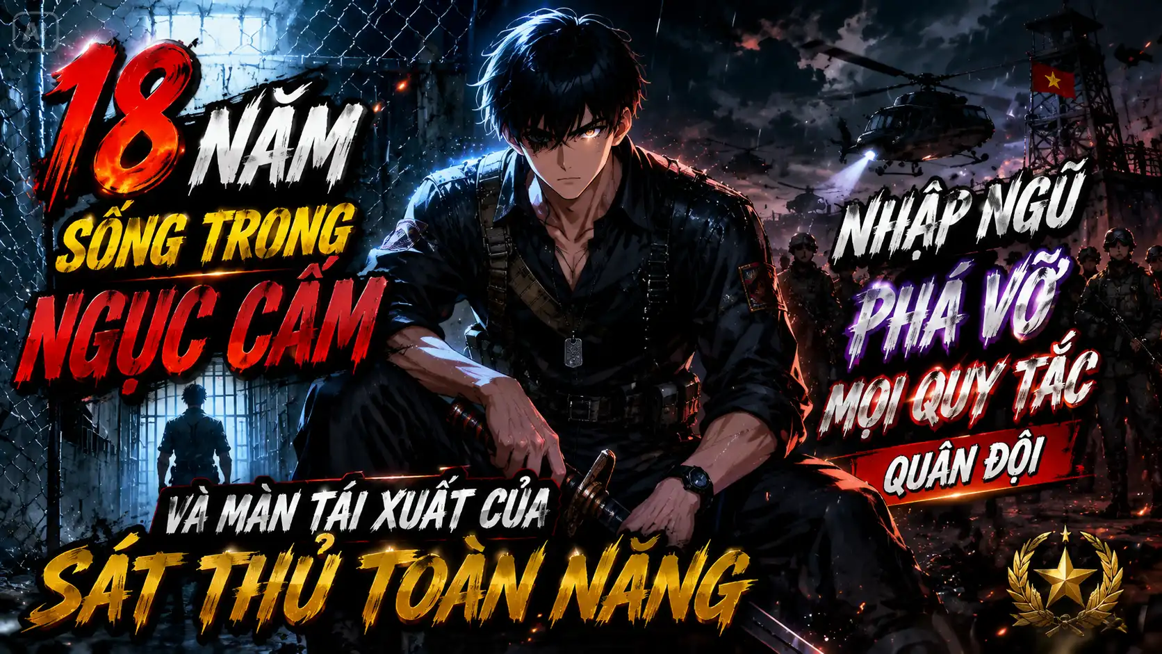 18 Năm Sống Trong Ngục: Màn Tái Xuất Của Sát Thủ Toàn Năng Nhập Ngũ Phá Vỡ Quy Tắc Quân Đội thumbnail