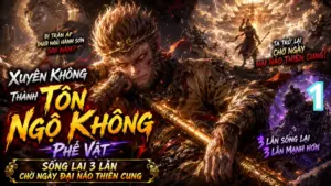 Xuyên Không Thành Tôn Ngộ Không Phế Vật, Sống Lại 3 Lần Chờ Ngày Đại Náo Thiên Cung cover