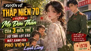 XUYÊN VỀ THẬP NIÊN 70 THÀNH MẸ ĐƠN THÂN CỦA 3 ĐỨA TRẺ VÔ TÌNH LỌT VÀO MẮT XANH CỦA PHÓ VIỆN SĨ thumbnail