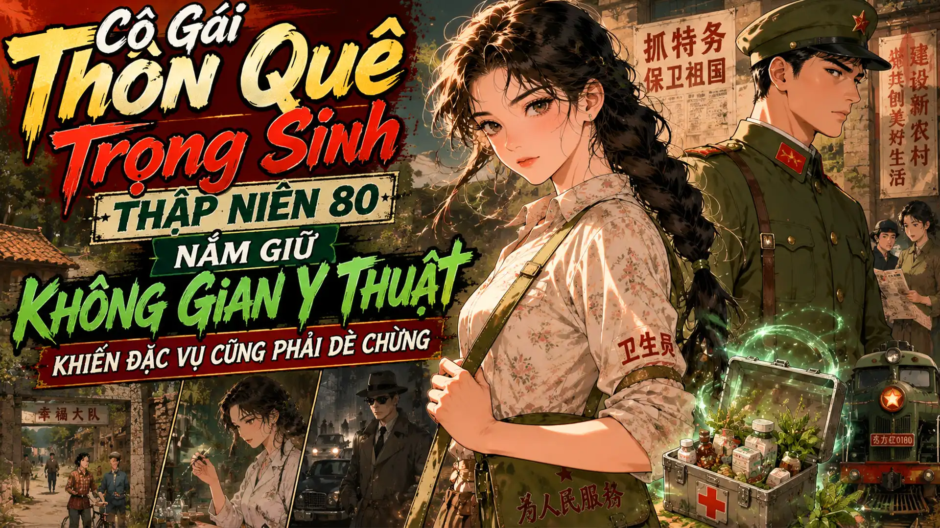 CÔ GÁI THÔN QUÊ TRỌNG SINH THẬP NIÊN 80 NẮM GIỮ KHÔNG GIAN Y THUẬT KHIẾN ĐẶC VỤ PHẢI DÈ CHỪNG thumbnail
