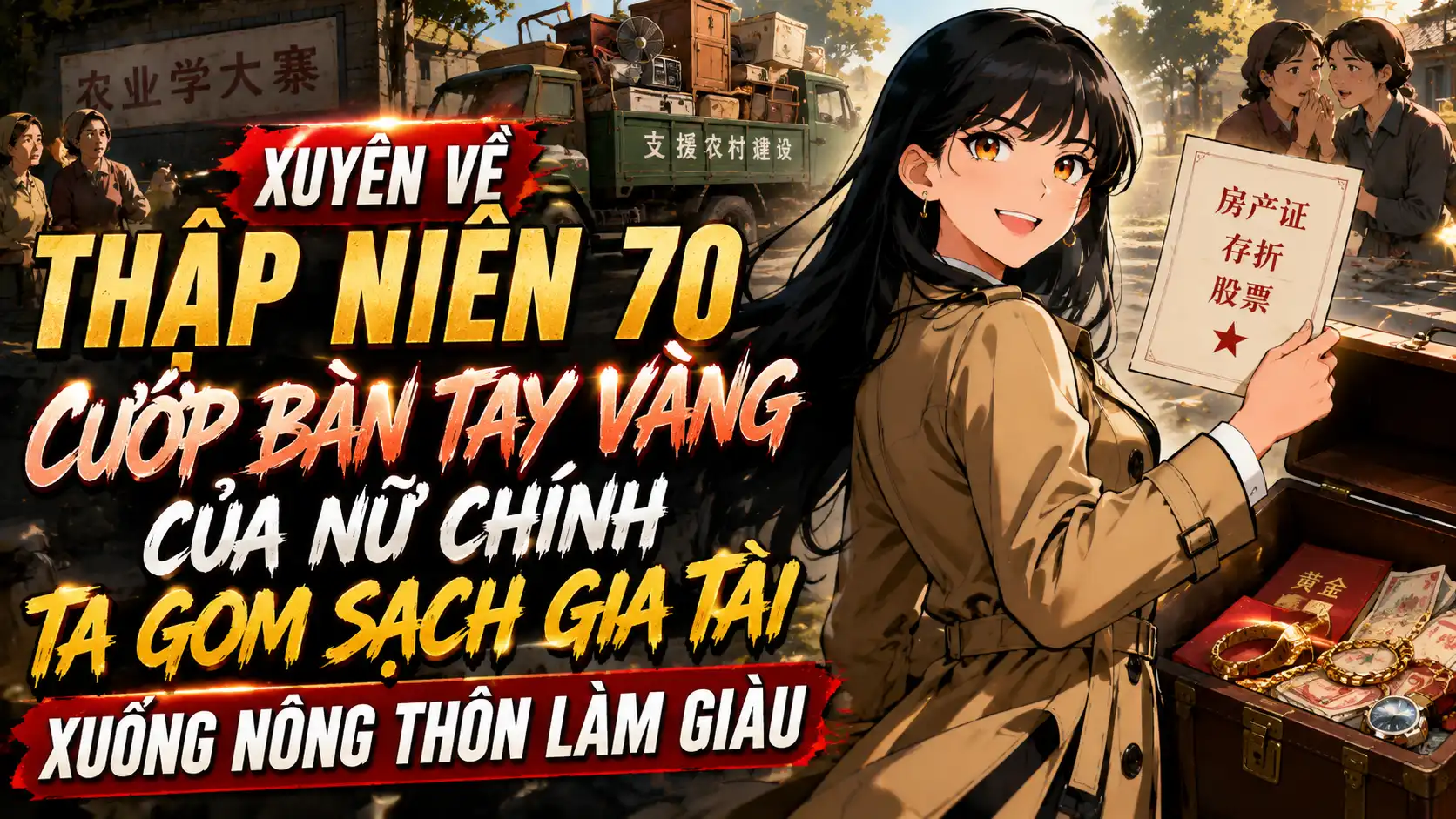 XUYÊN VỀ THẬP NIÊN 70 CƯỚP BÀN TAY VÀNG CỦA NỮ CHÍNH TA GOM SẠCH GIA TÀI XUỐNG NÔNG THÔN LÀM GIÀU thumbnail