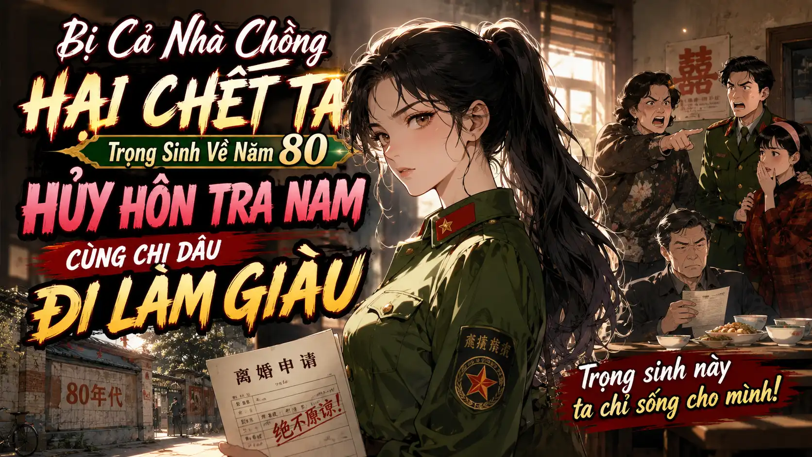 BỊ CẢ NHÀ CHỒNG HẠI CHẾT TA TRỌNG SINH VỀ NĂM 80 HỦY HÔN TRA NAM CÙNG CHỊ DÂU ĐI LÀM GIÀU thumbnail