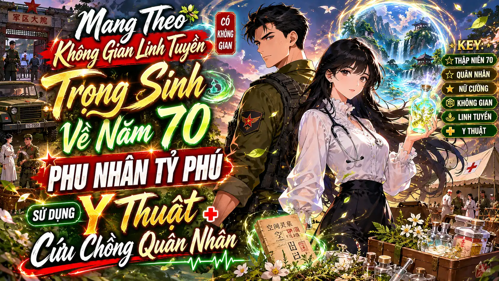 MANG THEO KHÔNG GIAN LINH TUYỀN TRỌNG SINH VỀ NĂM 70 PHU NHÂN TỶ PHÚ SỬ DỤNG Y THUẬT CỨU CHỒNG thumbnail