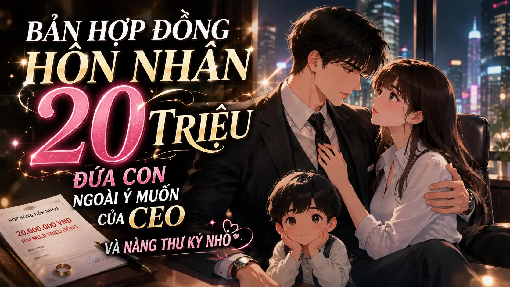 Bản Hợp Đồng Hôn Nhân 20 Triệu: Đứa Con Ngoài Ý Muốn Của CEO Và Nàng Thư Ký Nhỏ thumbnail