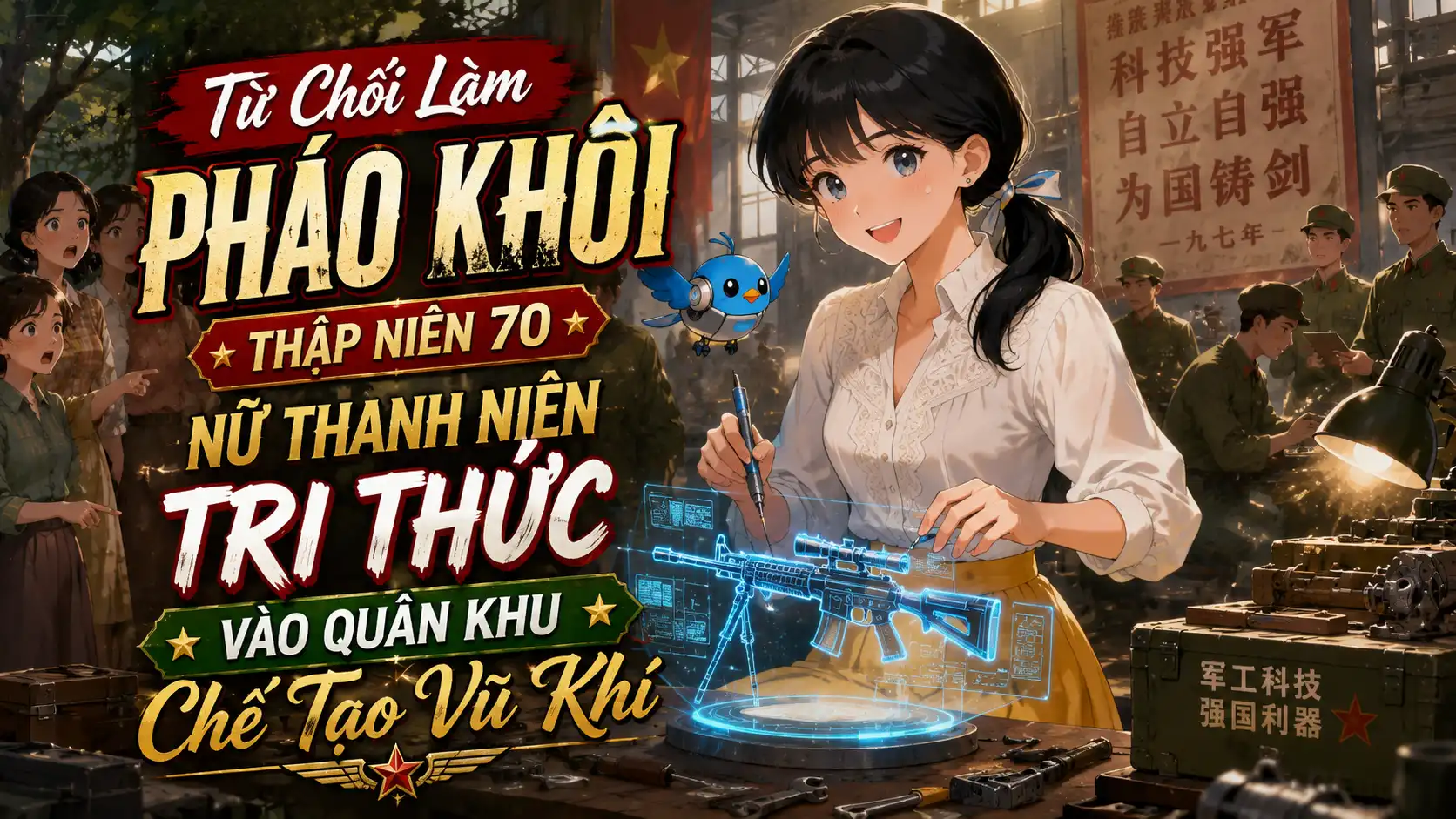 Từ Chối Làm Pháo Hôi Thập Niên 70  Nữ Thanh Niên Tri Thức Vào Quân Khu Chế Tạo Vũ Khí thumbnail