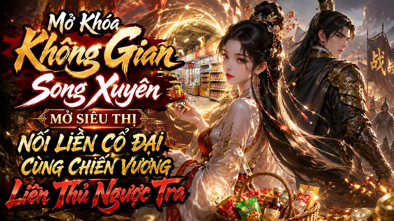 Mở Khóa Không Gian Song Xuyên Mở Siêu Thị Nối Liền Cổ Đại Cùng Chiến Vương Liên Thủ Ngược Tra thumbnail