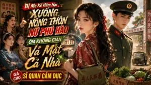 Bị Mẹ Kế Hãm Hại Xuống Nông Thôn Nữ Phú Hào Ôm Không Gian Vả Mặt Cả Nhà Gả Cho Sĩ Quan Cấm Dục cover