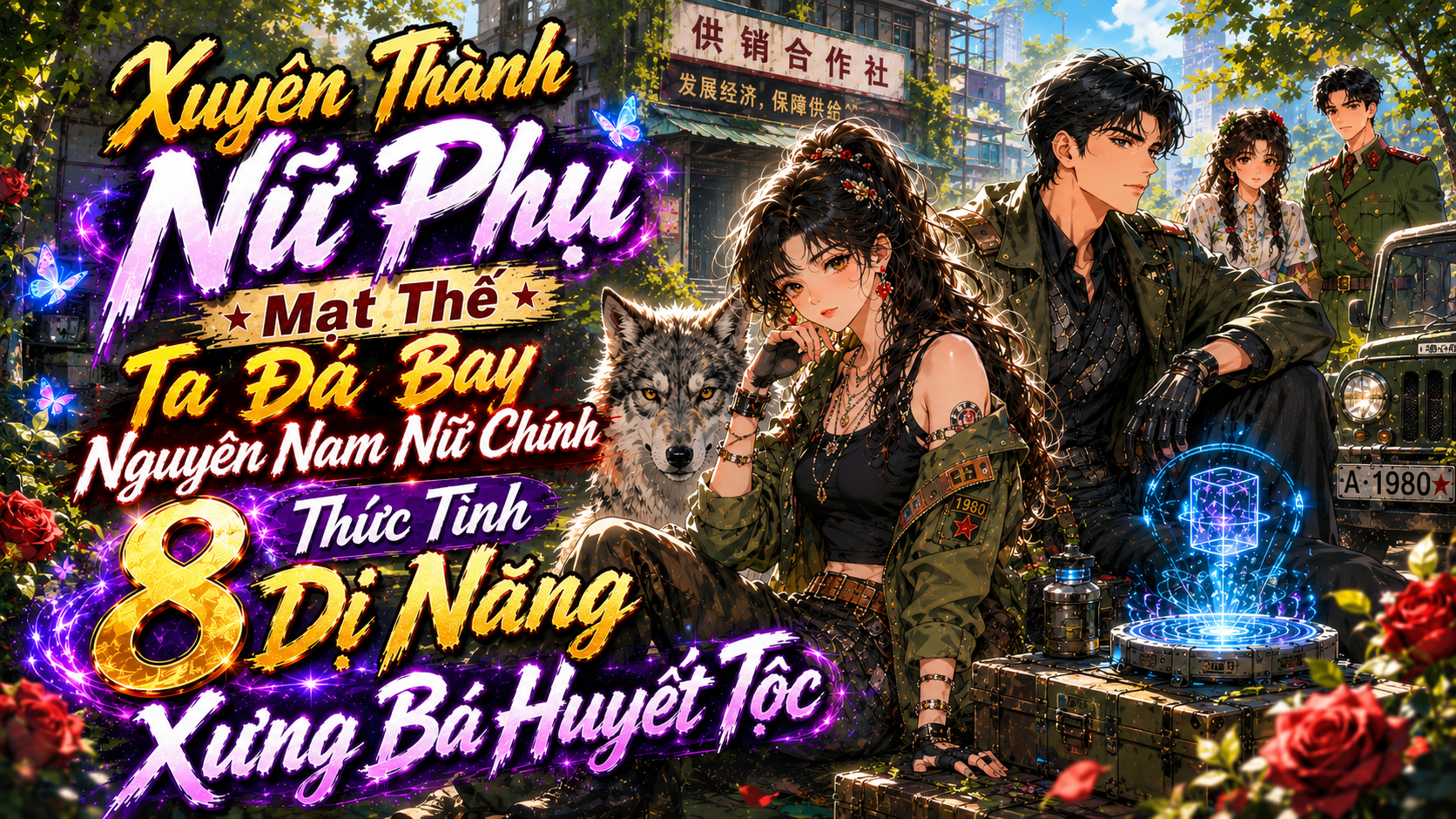 Xuyên Thành Nữ Phụ Mạt Thế Ta Đá Bay Nguyên Nam Nữ Chính Thức Tỉnh 8 Dị Năng Xưng Bá Huyết Tộc thumbnail