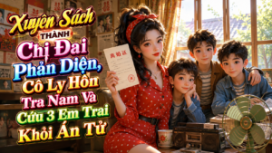Xuyên Sách Thành Chị Đại Phản Diện, Cô Ly Hôn Tra Nam Và Cứu 3 Em Trai Khỏi Án Tử cover