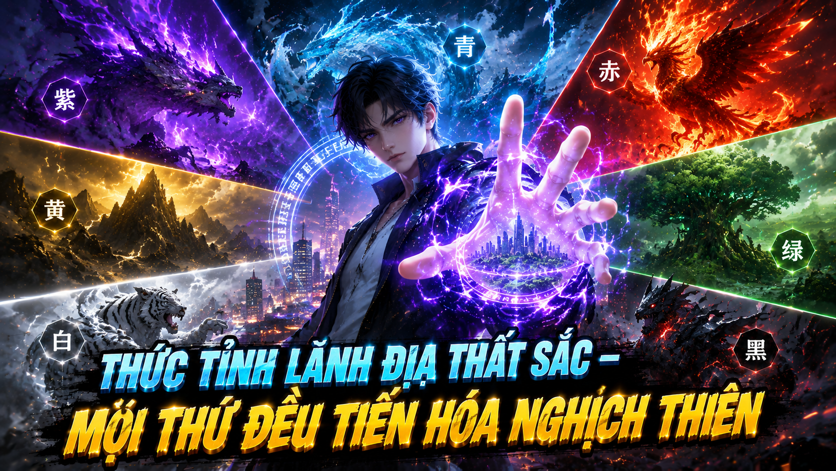 THỨC TỈNH LÃNH ĐỊA THẤT SẮC MỌI THỨ ĐỀU TIẾN HÓA NGHỊCH THIÊN thumbnail
