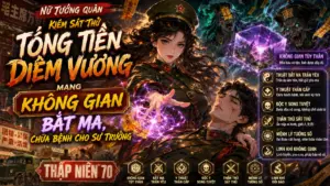 Nữ Tướng Quân Kiêm Sát Thủ Tống Tiền Diêm Vương Mang Không Gian Bắt Ma, Chữa Bệnh Cho Sư Trưởng thumbnail