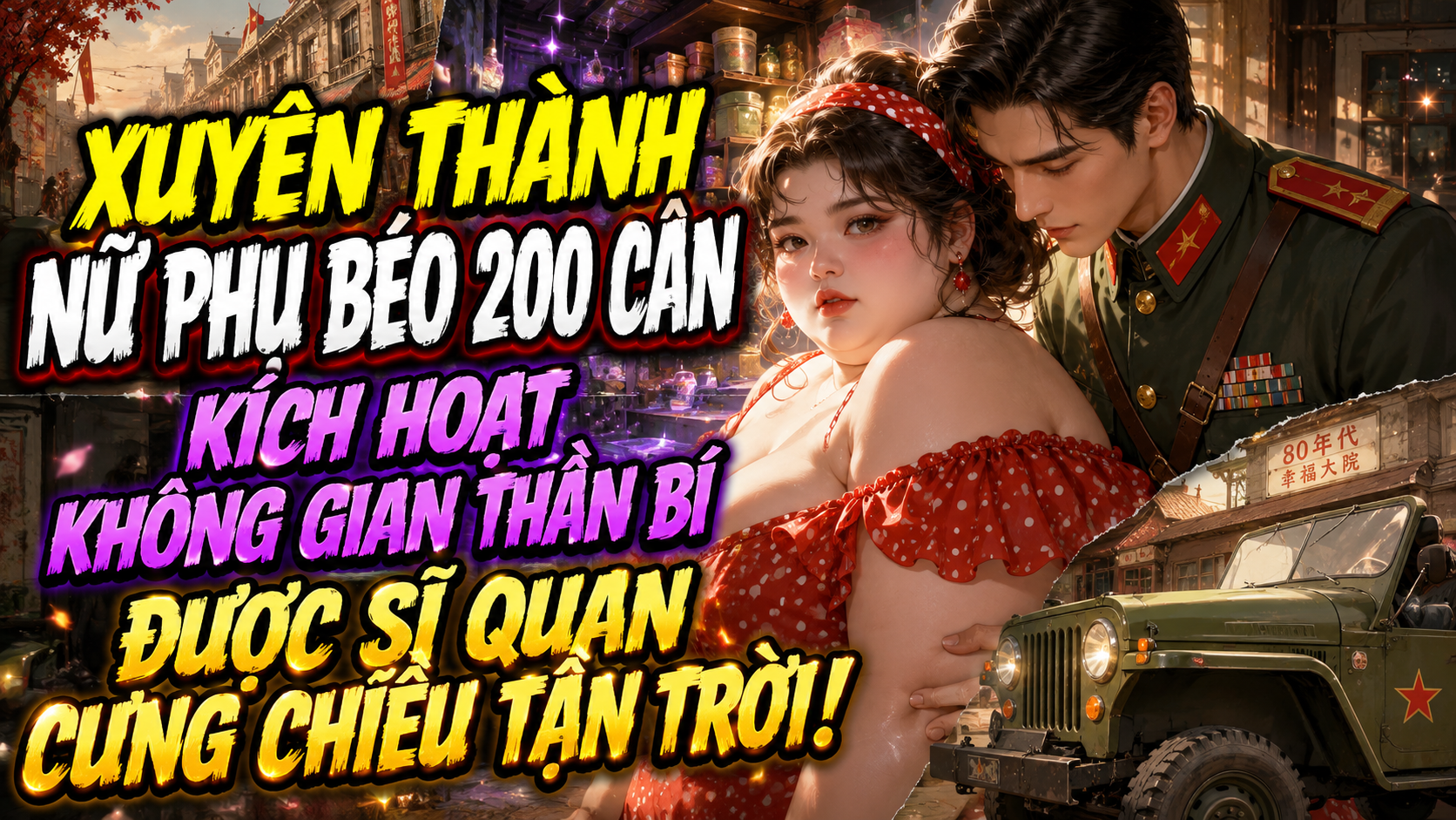 XUYÊN THÀNH NỮ PHỤ MẬP KÍCH HOẠT KHÔNG GIAN THẦN BÍ ĐƯỢC SĨ QUAN CƯNG CHIỀU TẬN TRỜI thumbnail