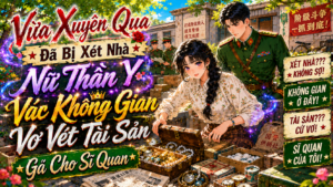 Vừa Xuyên Qua Đã Bị Xét Nhà, Nữ Thần Vác Không Gian Vơ Vét Tài Sản Gả Cho Sĩ Quan cover