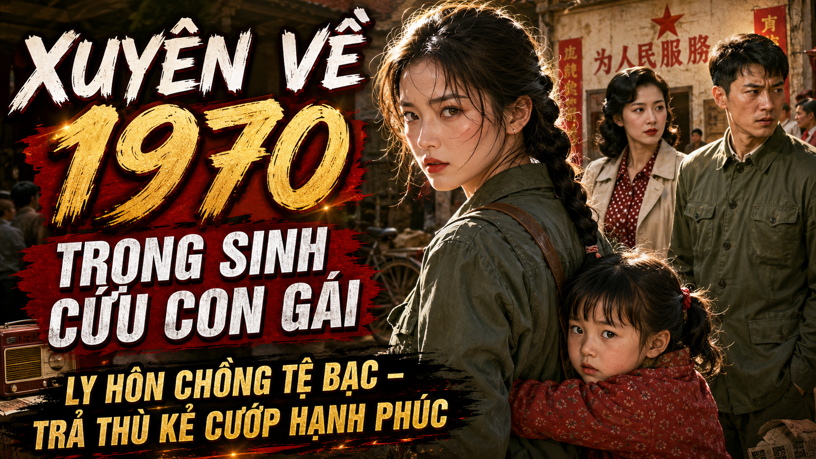 XUYÊN VỀ 1970 TRỌNG SINH CỨU CON GÁI LY HÔN CHỒNG TỆ BẠC TRẢ THÙ KẺ CƯỚP HẠNH PHÚC thumbnail