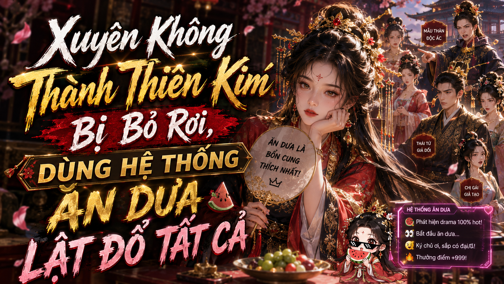 XUYÊN THÀNH THIÊN KIM BỊ BỎ RƠI CÔ DÙNG HỆ THỐNG HÓNG HỚT LẬT ĐỘ TẤT CẢ thumbnail