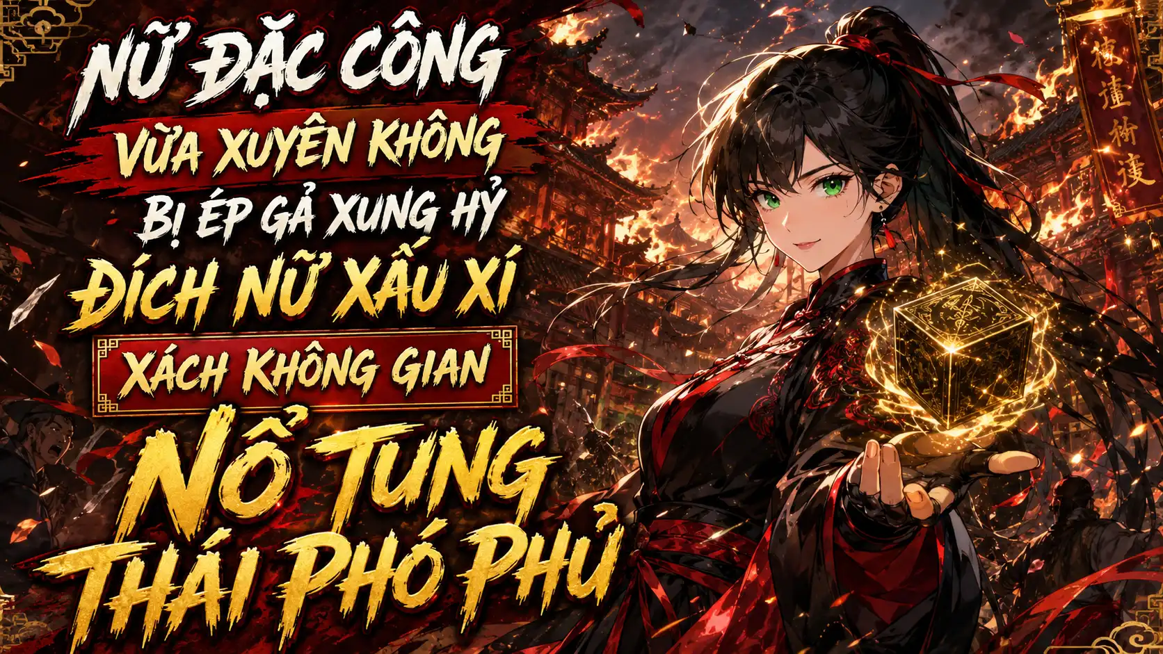 Nữ Đặc Công Vừa Xuyên Không Bị Ép Gả Xung Hỷ Đích Nữ Xấu Xí Xách Không Gian Nổ Tung Thái Phó Phủ thumbnail