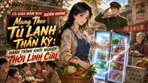 Cô Giáo Mầm Non Xuyên Không Mang Theo Tủ Lạnh Thần Kỳ:  Hành Trình Khởi Nghiệp Thời Linh Cửu cover