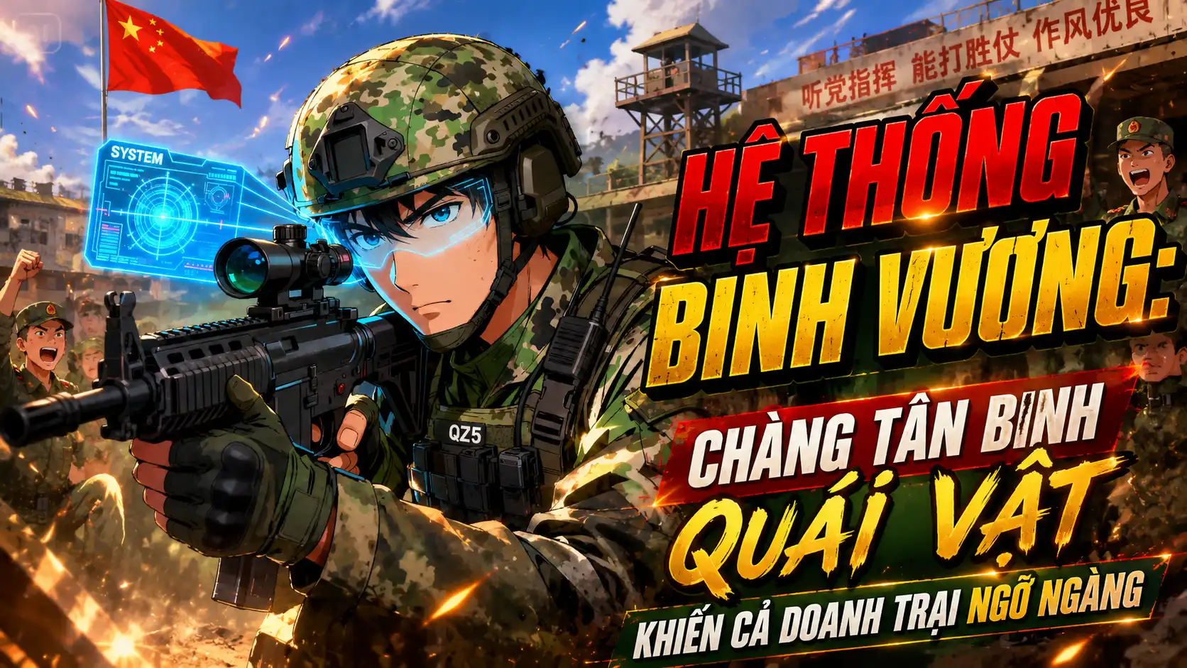 Hệ Thống Binh Vương: Chàng Tân Binh Quái Vật Khiến Cả Doanh Trại Ngỡ Ngàng thumbnail