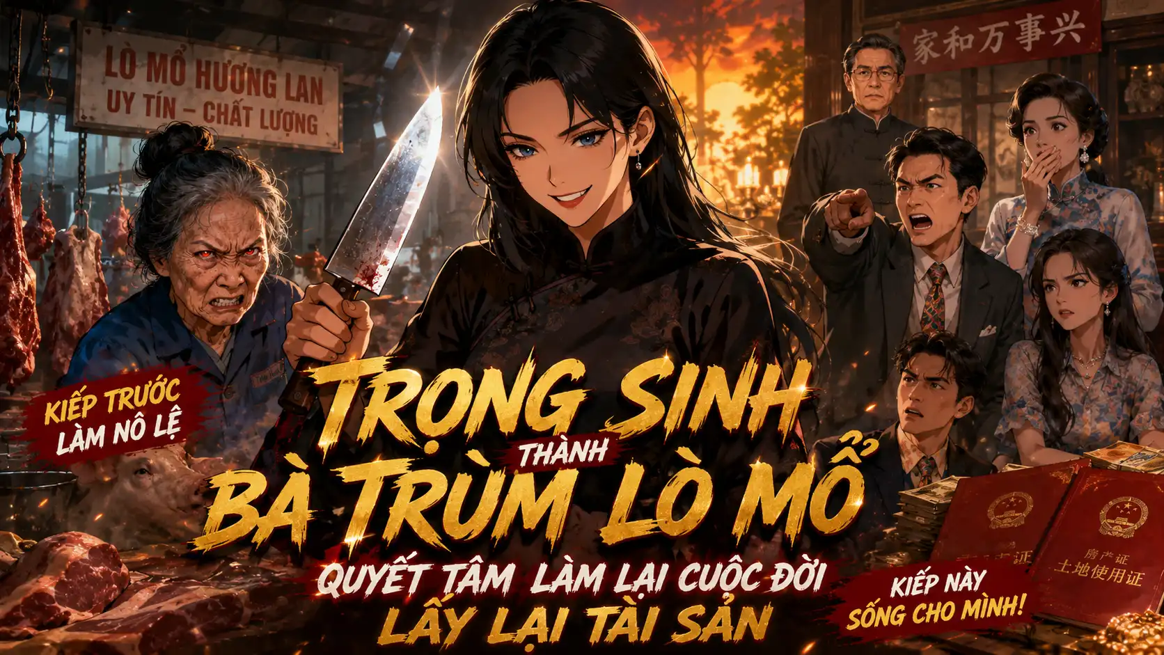 Kiếp Trước Làm Nô Lệ Trọng Sinh Thành Bà Trùm Lò Mổ Quyết Tâm Làm Lại Cuộc Đời Lấy Lại Tài Sản thumbnail