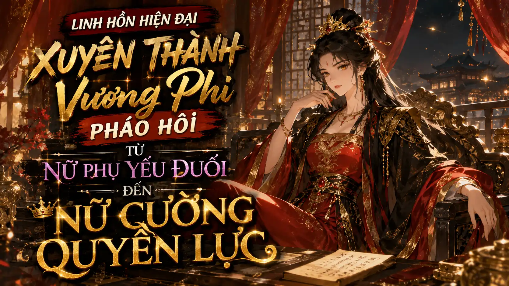 Linh Hồn Hiện Đại Xuyên Thành Vương Phi Pháo Hôi: Từ Nữ Phụ Yếu Đuối Đến Nữ Cường Quyền Lực thumbnail