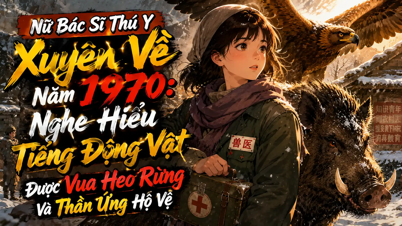 Nữ Bác Sĩ Thú Y Xuyên Về Năm 1970: Nghe Hiểu Tiếng Động Vật Được Vua Heo Rừng Và Thần Ưng Hộ Vệ thumbnail