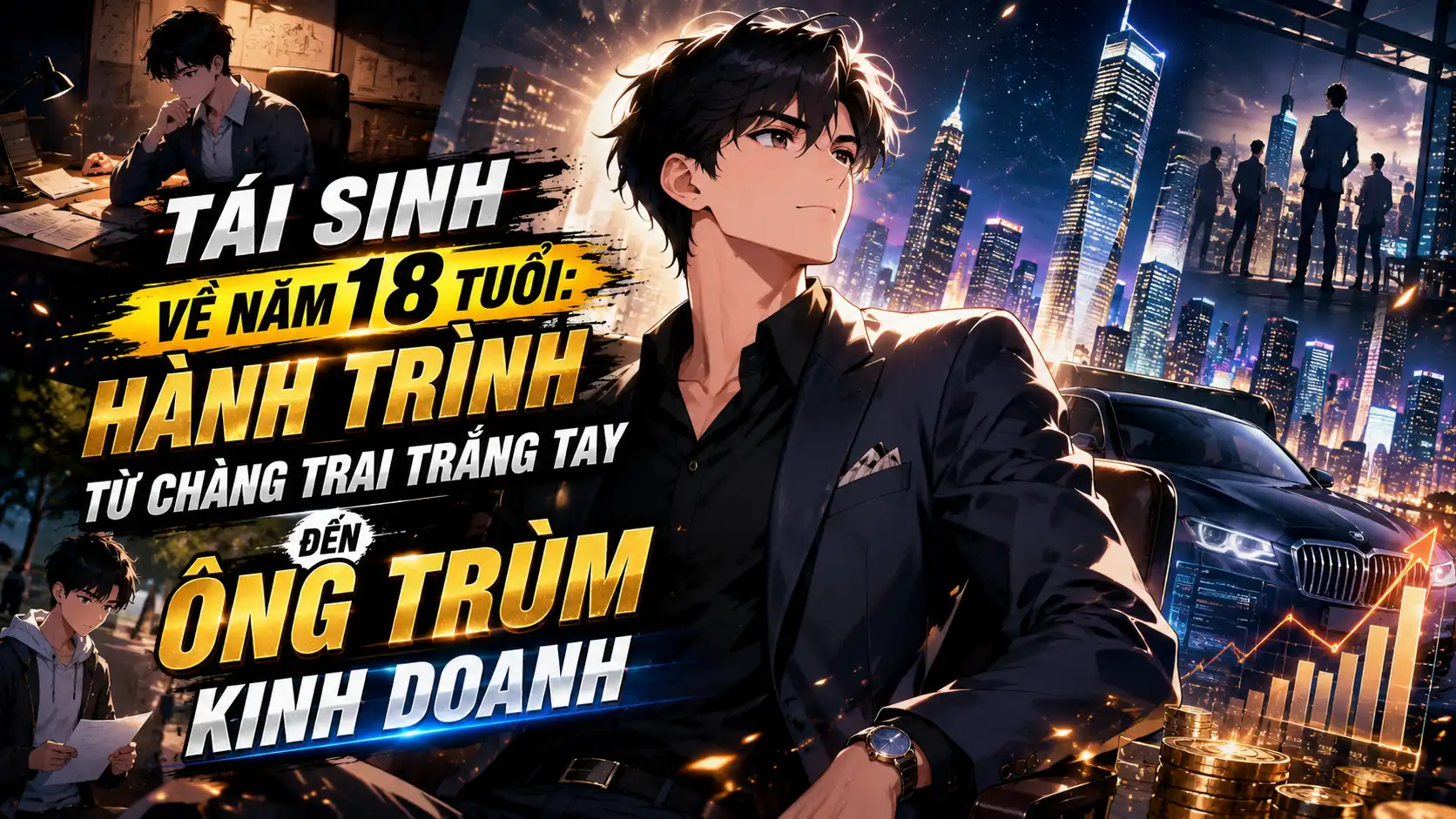 Trọng Sinh Năm 18 Tuổi: Ta Quyết Không Làm Kẻ Đổ Vỏ Và Làm Giàu Từ Hai Bàn Tay Trắng thumbnail