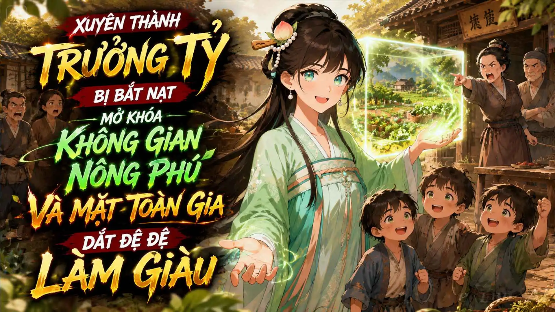 Xuyên Thành Trưởng Tỷ Bị Bắt Nạt Mở Khóa Không Gian Nông Phú Vả Mặt Toàn Gia Dắt Đệ Đệ Làm Giàu thumbnail