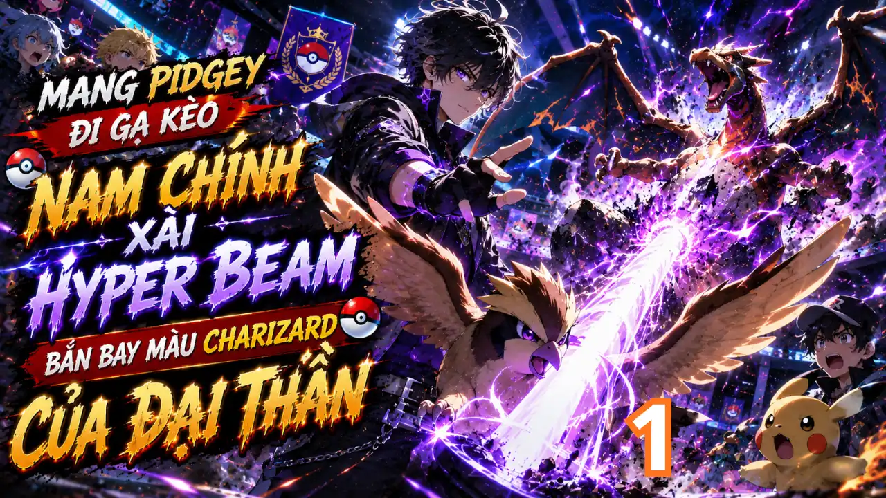 Mang Pidgey Đi Gạ Kèo, Nam Chính Xài Hyper Beam Bắn Bay Màu Charizard Của Đại Thần thumbnail