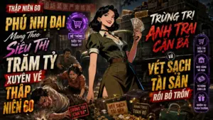 PHÚ NHỊ ĐẠI MANG THEO SIÊU THỊ TRĂM TỶ XUYÊN VỀ THẬP NIÊN 60 TRỪNG TRỊ ANH TRAI CẶN BÃ thumbnail