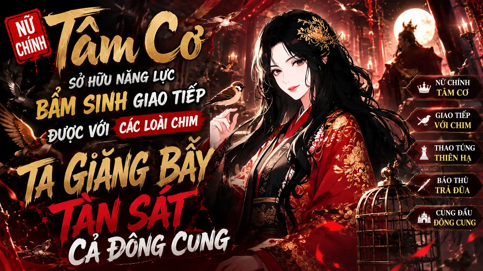 SỞ HỮU NĂNG LỰC GIAO TIẾP ĐƯƠC VỚI CÁC LOẠI CHIM NỮ CHÍNH TÂM CƠ GIĂNG BẪY TÀN SÁT CẢ HẬU CUNG thumbnail