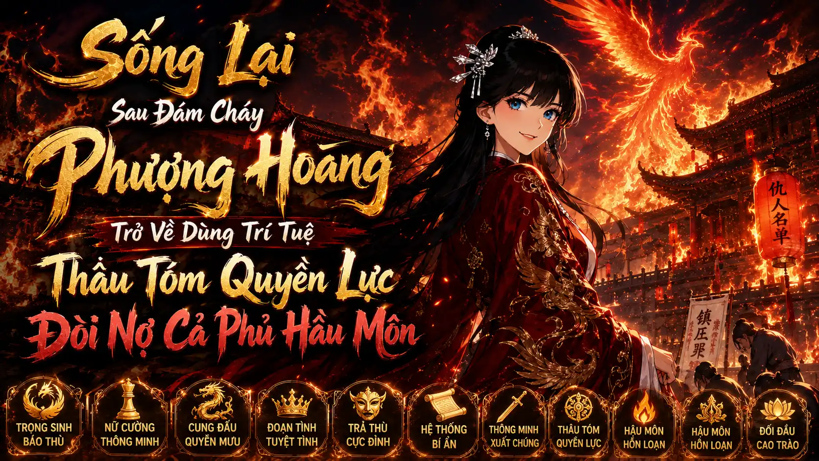 SỐNG LẠI SAU ĐÁM CHÁY PHƯỢNG HOÀNG TRỞ VỀ DÙNG TRÍ TUỆ THÂU TÓM QUYỀN LỰC ĐỜI NỢ CẢ PHỦ HẦU MÔN thumbnail