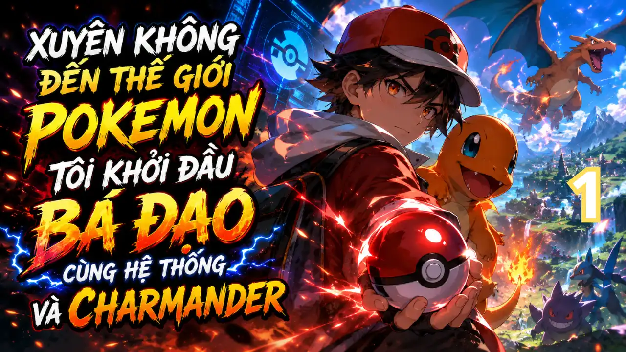 Xuyên Không Đến Thế Giới Pokemon, Tôi Khởi Đầu Bá Đạo Cùng Hệ Thống Và Charmander thumbnail