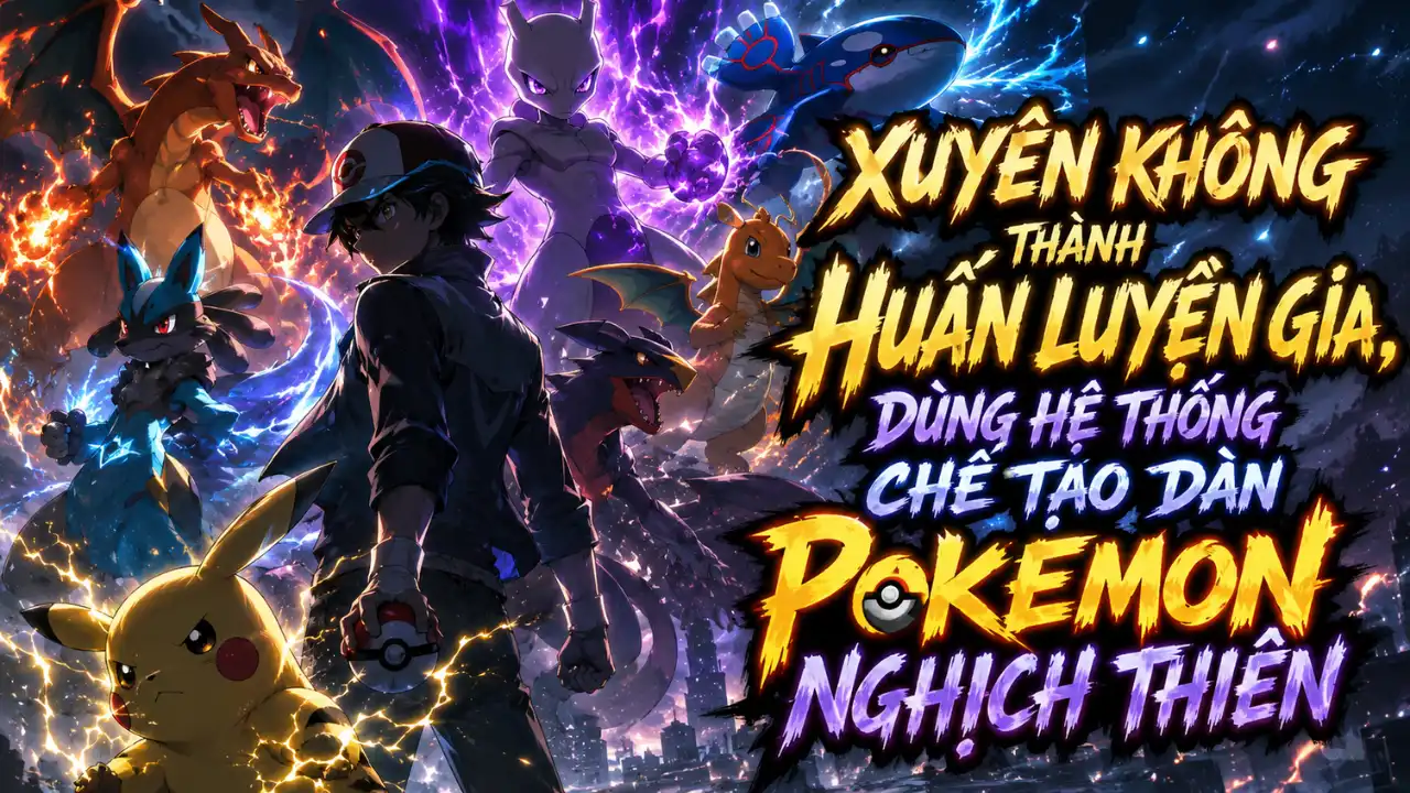 Xuyên Không Thành Huấn Luyện Gia, Dùng Hệ Thống Chế Tạo Dàn Pokemon Nghịch Thiên thumbnail
