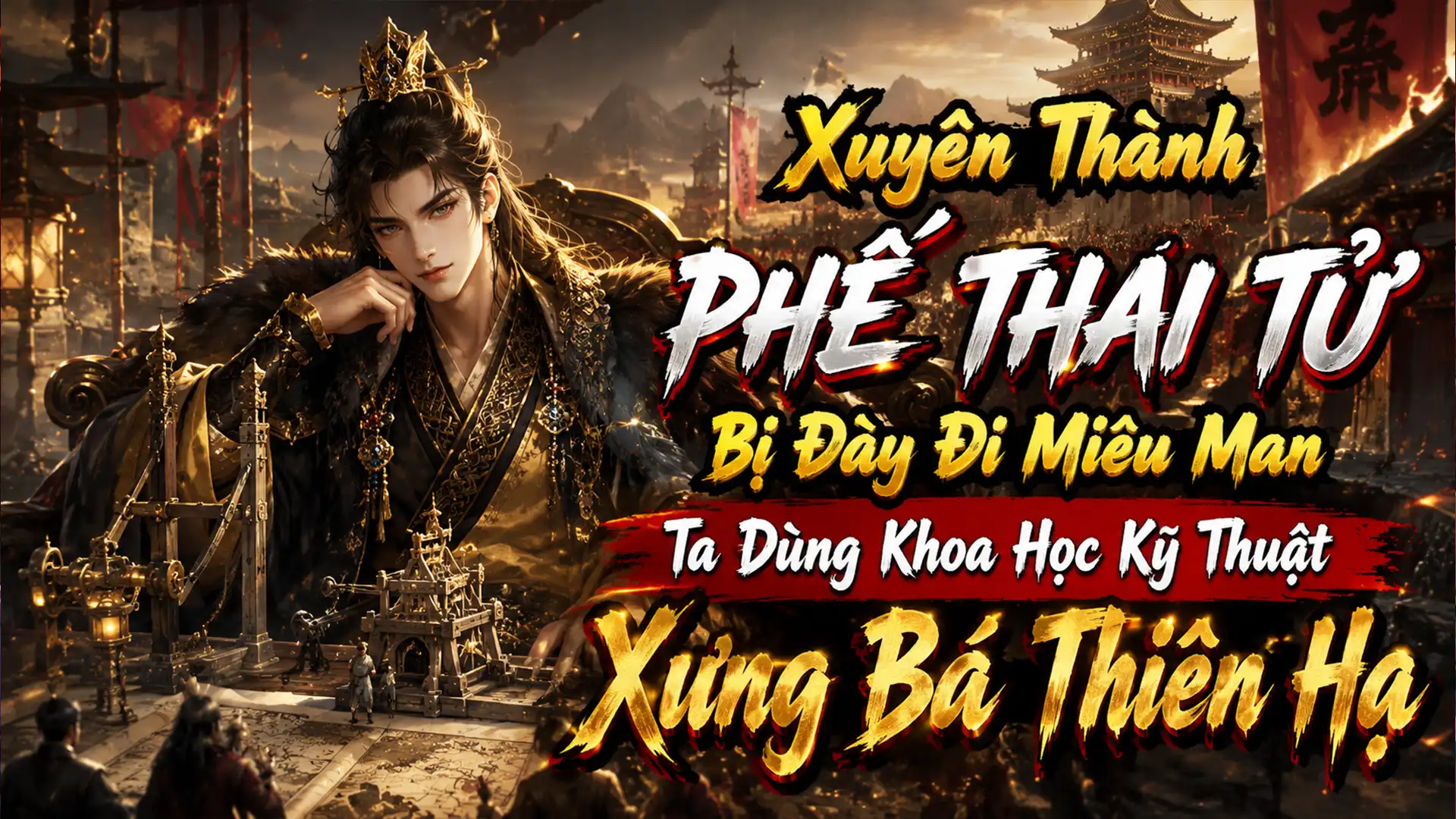 Xuyên Thành Phế Thái Tử Bị Đày Đi Miêu Man Ta Dùng Khoa Học Kỹ Thuật Xưng Bá Thiên Hạ thumbnail